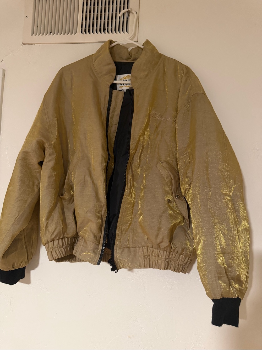 Golden Nugget Shimmer Jacket with Embroidered Logo